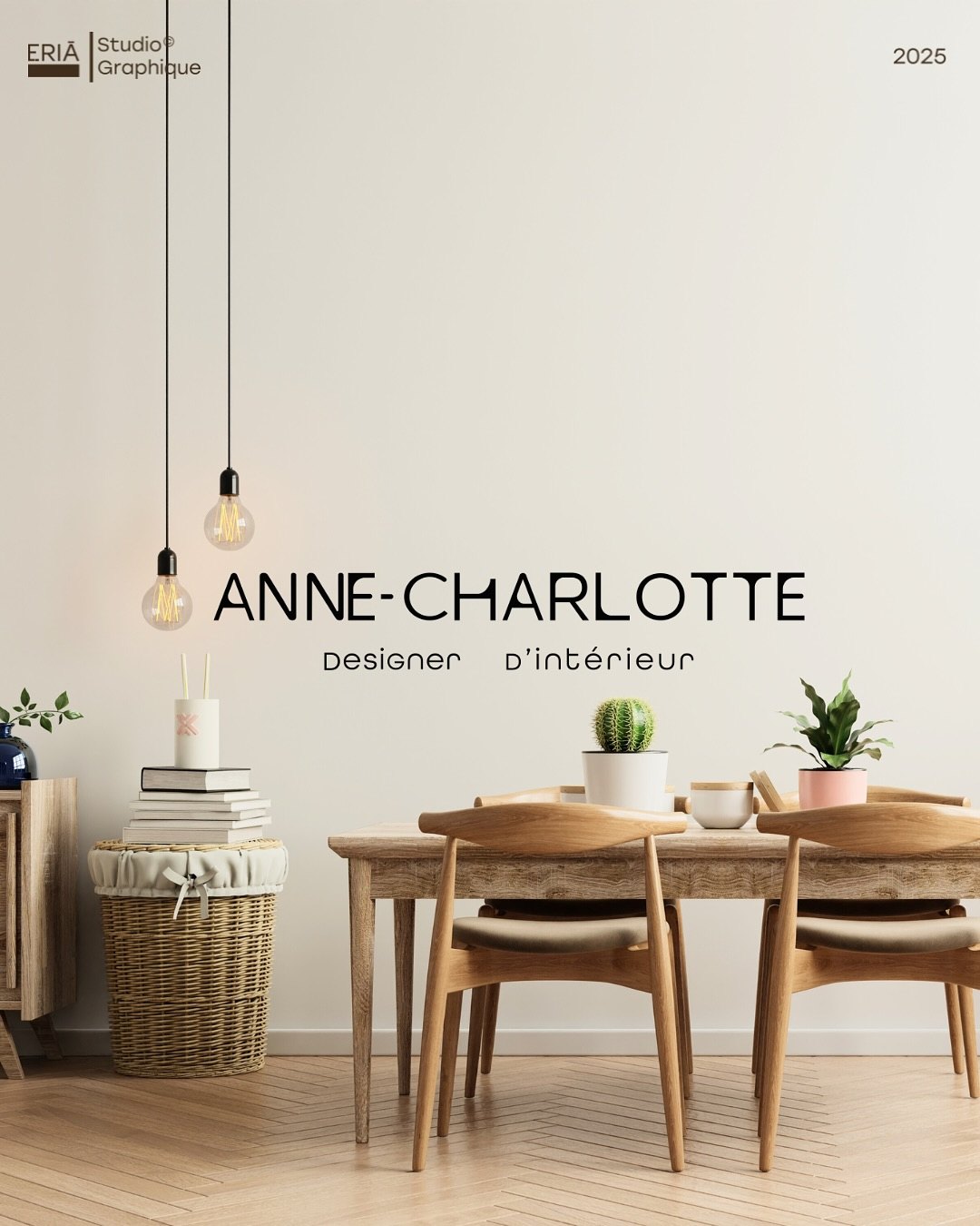 Nohara · Anne-Charlotte, designer d'intérieur · identité visuelle par Studio ERIĀ